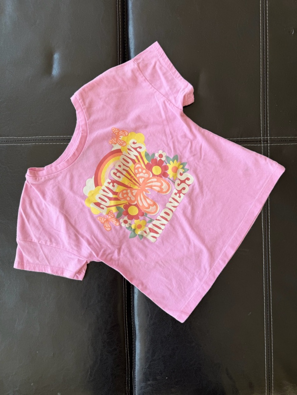 365Kids - Girl’s Pink 'Love Grows Kindness' Graphic Tee